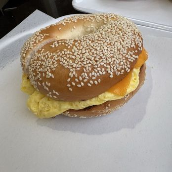 5 Star Bagelry - 2 Egg with Cheese, Bacon or Ham or Sausage - Bagels Near Me - Orange, California 5 Star Bagelry - 2 Egg with Cheese, Bacon or Ham or Sausage - Bagels Near Me - Orange, California