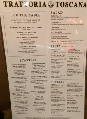 Menu photo 8 Trattoria Toscana Manchester, CT Menu photo 8 Trattoria Toscana Manchester, CT