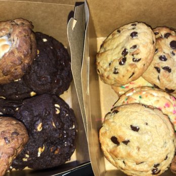 Chip City - Left box- s'mores & triple chcolate Right box- chocolate chip & funfetti - Bakeries Near Me - Astoria, New York Chip City - Left box- s'mores & triple chcolate Right box- chocolate chip & funfetti - Bakeries Near Me - Astoria, New York