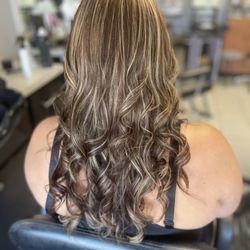 Shear Bliss - Warm highlights for this hardworking beautiful woman.