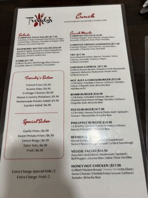 Menu photo 2 Trendy's Redding, CA