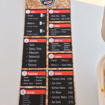 Poke-Ya - The menu - Poke Near Me - Granada Hills, California Poke-Ya - The menu - Poke Near Me - Granada Hills, California