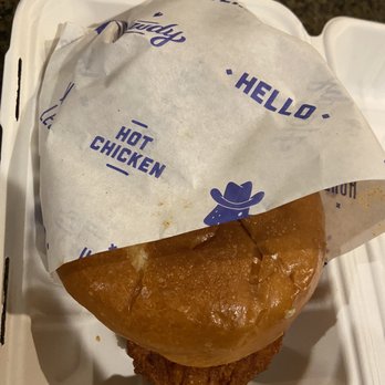 Howdy Hot Chicken - Howlin howdy. Perfect level. Eat it with milk - Chicken Shop Near Me - Sugar Land, Texas