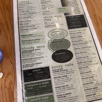 Brownstone Pancake Factory - Bar menu - Breakfast & Brunch Near Me - Englewood Cliffs, New Jersey