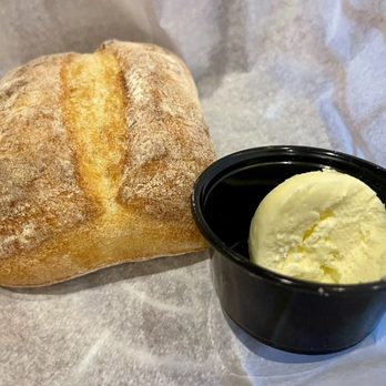 Jimmys Steer House - Crusty rolls& whipped butter--very good - Steakhouses Near Me - Saugus, Massachusetts