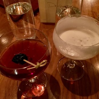 Smyth - GREAT drinks: the Smyth Manhattan (one of my best for the drink) and the decent Buddha's Little Finger. Also, my nice Smyth birthday card! - New American Near Me - Chicago, Illinois