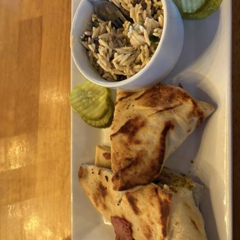 Jealous Monk - A Cuban with Mediterranean pasta salad - Beer Gardens Near Me - Mystic, Connecticut Jealous Monk - A Cuban with Mediterranean pasta salad - Beer Gardens Near Me - Mystic, Connecticut