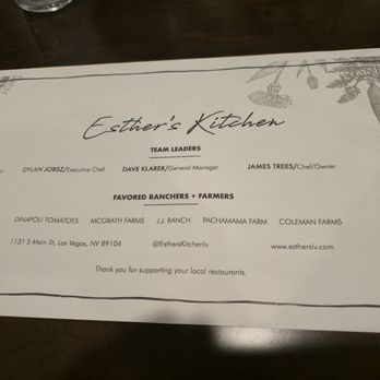 Esther's Kitchen - Italian Near Me - Las Vegas, Nevada Esther's Kitchen - Italian Near Me - Las Vegas, Nevada
