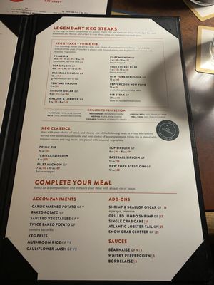 Menu photo 2 The Keg Edmonton, AB