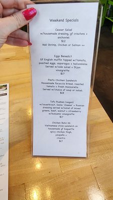 Menu photo 8 Sweetwater Harvest Kitchen Santa Fe, NM