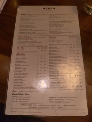 Menu photo 8 North Italia Dallas, TX