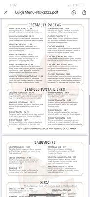 Menu photo 1 Luigi's Italian Restaurant Atoka, OK