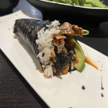 Ohana Sushi - 30. Salmon Skin Hand Roll - Japanese Near Me - Riverside, California