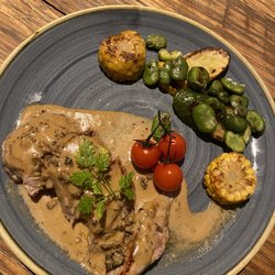 Couleurs Jardin - Kalbsteak mit Morchelrahmsauce