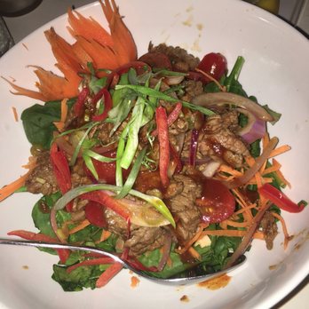 Bonding - Tiger tear salad with seafood salad dressing (special request), my daughter looooved it!! - Sushi Bars Near Me - Miami, Florida