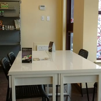 Hanahana - One of the few tables to eat in. - Sushi Bars Near Me - Ottawa, Ontario