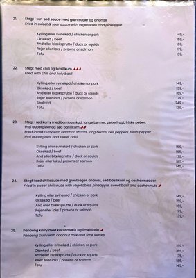 Menu photo 7 Baan Thai Isarn Copenhagen, 84 Menu photo 7 Baan Thai Isarn Copenhagen, 84
