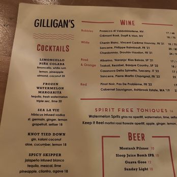 Gilligan's - Menu - New American Near Me - New York, New York Gilligan's - Menu - New American Near Me - New York, New York