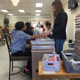 With my Princess nail-time With my Princess nail-time