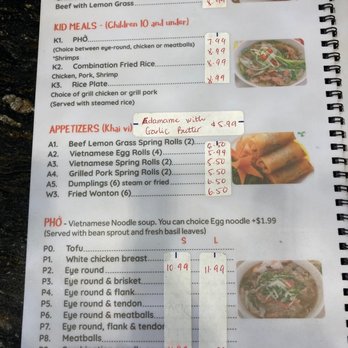 Saigon Pho - Menu - Vietnamese Near Me - Tomball, Texas