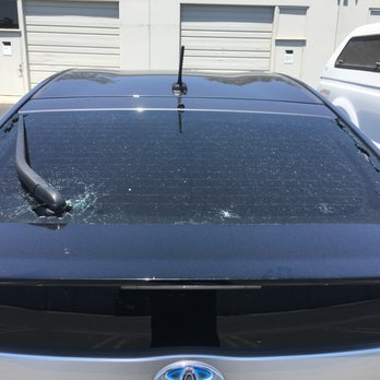 Onsite Auto Glass - Before (photo 1) - Auto Glass Services Near Me - Newport Beach, California