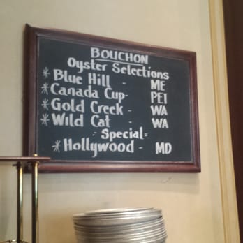 Bouchon - Oyster selections for the day - French Near Me - Las Vegas, Nevada Bouchon - Oyster selections for the day - French Near Me - Las Vegas, Nevada