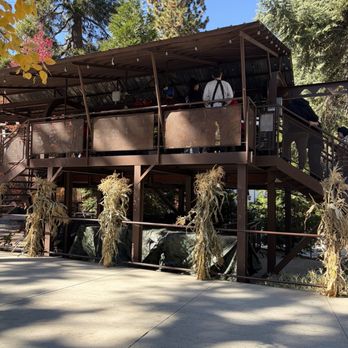 SkyPark at Santa's Village - The waiting area for the monorail bike - Amusement Parks Near Me - Skyforest, California