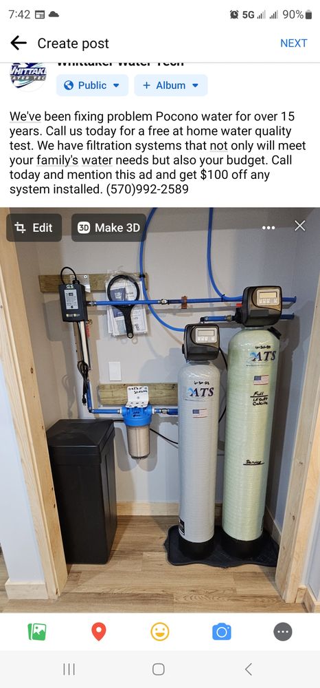 Slide of Whittaker Water Tech