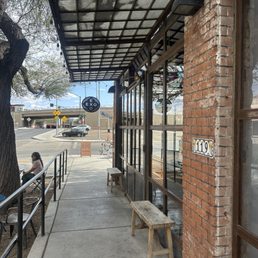 Outside