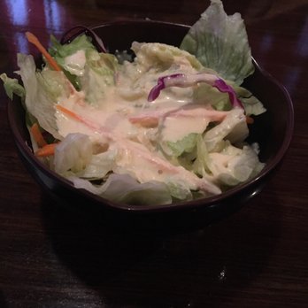 Ichiban - Salad with ginger dressing - Japanese Near Me - Springfield, Tennessee Ichiban - Salad with ginger dressing - Japanese Near Me - Springfield, Tennessee