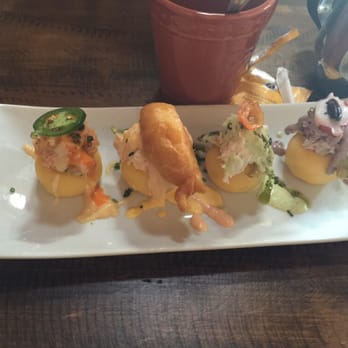 Aji Peruvian Cuisine - Causa sampler - Peruvian Near Me - Long Beach, California