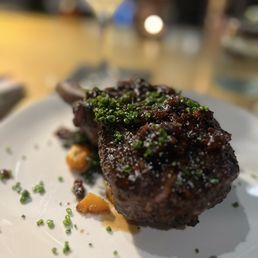 Pork chop with bacon jam