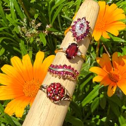 Hampshire Jewelry - Vintage ruby estate rings