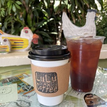 Lu Lu Coffee - Vanilla Latte and Peach Ice Tea - Coffee Roasteries Near Me - Fullerton, California Lu Lu Coffee - Vanilla Latte and Peach Ice Tea - Coffee Roasteries Near Me - Fullerton, California