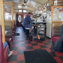 Joe's Diner - Diner counter seating and booths