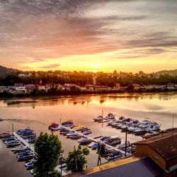 Smitty's Marina - Beautiful view of the Marina on the Monongahela River. Featuring our private dock slips.