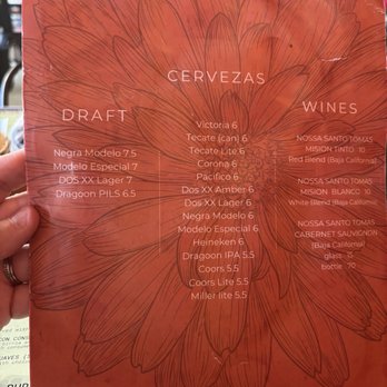 Victoria Cocina Mexicana - Drink menu! - Mexican Near Me - Tucson, Arizona Victoria Cocina Mexicana - Drink menu! - Mexican Near Me - Tucson, Arizona