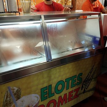 Elotes Gomez - two men behind a counter - Specialty Food Near Me - Aurora, Illinois
