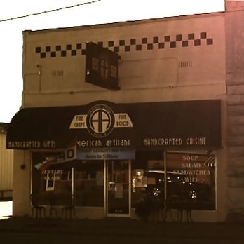 American Artisans Eatery & Gallery - The outside of American Artisans- 615 Mena Street - Sandwiches Near Me - Mena, Arkansas American Artisans Eatery & Gallery - The outside of American Artisans- 615 Mena Street - Sandwiches Near Me - Mena, Arkansas