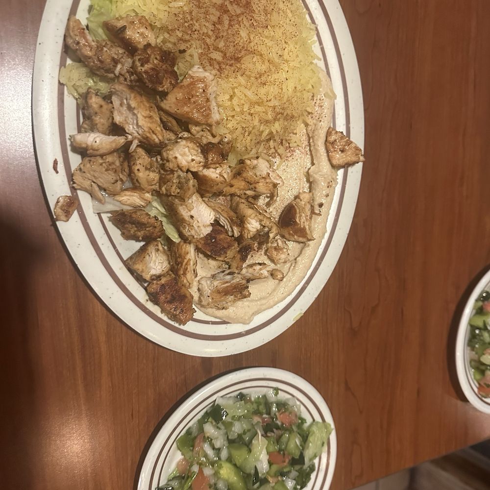 Chicken Shwarma Plate Chicken Shwarma Plate