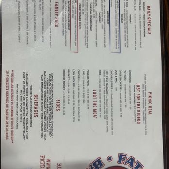 Fat Daddy's Bar-B-Que - Barbeque Near Me - Russellville, Arkansas