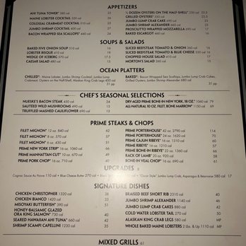 Morton's The Steakhouse - Menu - Steakhouses Near Me - Honolulu, Hawaii