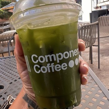 Component Coffee Lab - Best dang toasted coconut matcha Americano - Coffee & Tea Near Me - Visalia, California Component Coffee Lab - Best dang toasted coconut matcha Americano - Coffee & Tea Near Me - Visalia, California