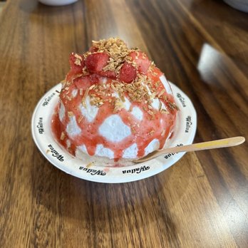 Wailua Shave Ice - Strawberry Coconut - Shaved Ice Near Me - Kapaa, Hawaii Wailua Shave Ice - Strawberry Coconut - Shaved Ice Near Me - Kapaa, Hawaii