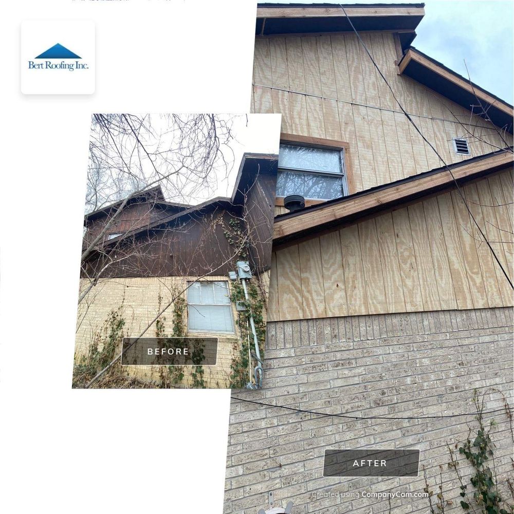 Slide of Bert Roofing