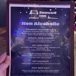 Lucia Beer Garden + Grill - Christmas menu