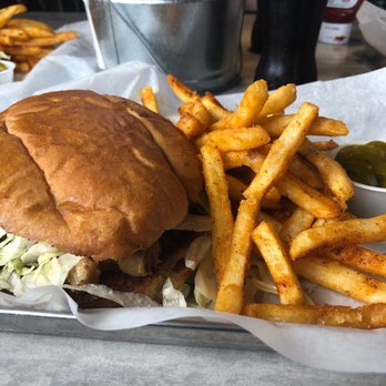 La Reforma Brewery - Carnitas Torta with fries and coke - Breweries Near Me - Albuquerque, New Mexico