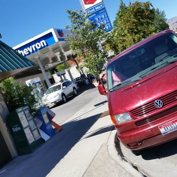 Hailey Coffee - a red van parked in front of a coffee shop - Coffee & Tea Near Me - Hailey, Idaho
