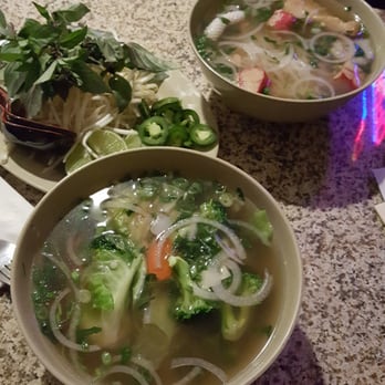Pho T - Seafood pho and vegetable pho. Delicious! FYI vegetarians: No veggie broth, it will be beef broth. - Vietnamese Near Me - Las Vegas, Nevada Pho T - Seafood pho and vegetable pho. Delicious! FYI vegetarians: No veggie broth, it will be beef broth. - Vietnamese Near Me - Las Vegas, Nevada