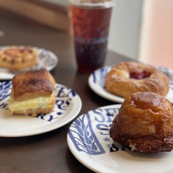 Seven Stars Bakery - pastries and a drink on a table - Bakeries Near Me - Cranston, Rhode Island Seven Stars Bakery - pastries and a drink on a table - Bakeries Near Me - Cranston, Rhode Island
